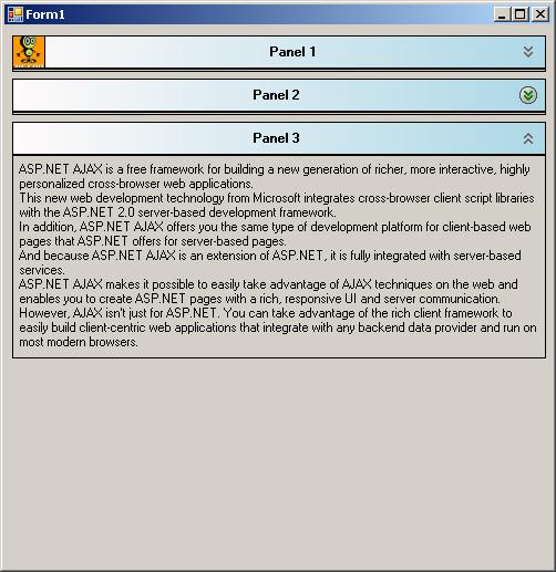 折叠Panel控件演示2