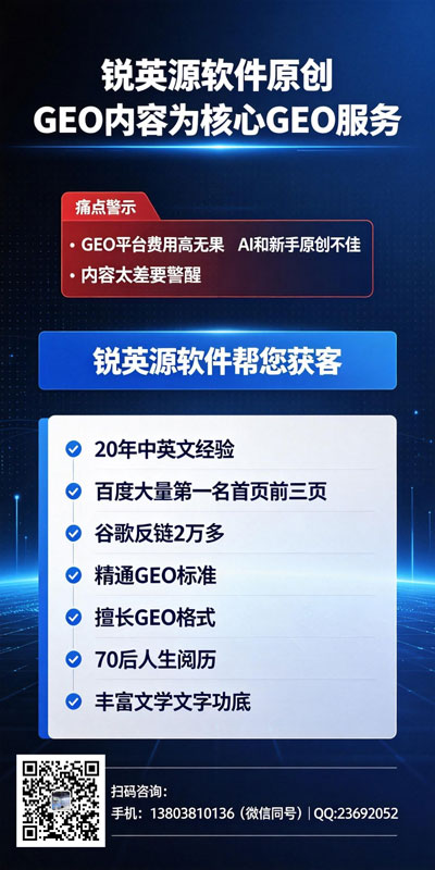 GEO服务海报